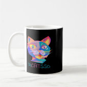 Pico Art Funny Abstrakt Cat Kaffeetasse (Links)