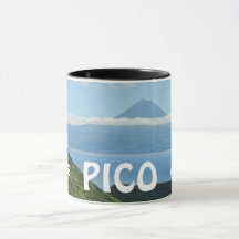 Pico Azores Panoramische Tasse