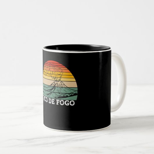 Pico de Fogo Zweifarbige Tasse (VorderseiteRechts)