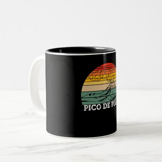 Pico de Fogo Zweifarbige Tasse (Vorderseite Links)