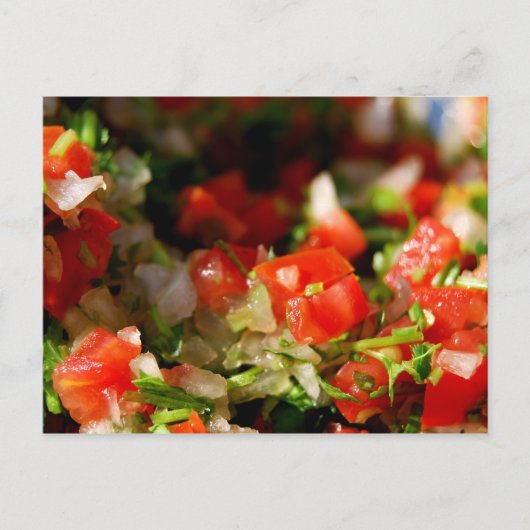 Pico de Gallo (Salsa) Postkarte (Vorderseite)