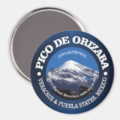 Pico de Orizaba (Citaltepetl) Magnet (Vorderseite/Rückseite)