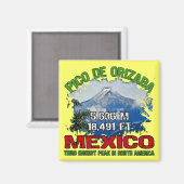 Pico De Orizaba Magnet (Vorderseite/Rückseite)