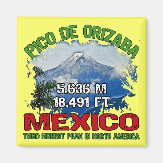 Pico De Orizaba Magnet (Vorne)
