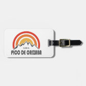 Pico de Orizaba Mexico Gepäckanhänger (Vorderseite horizontal)
