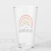 Pico de Orizaba Mexico Glas (Rückseite)