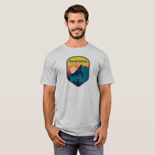 Pico de Orizaba Mexico Sunrise T-Shirt (Vorne ganz)