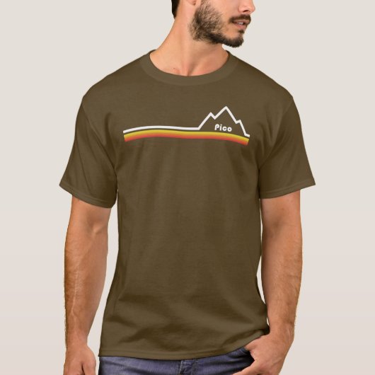Pico Mountain Vermont T-Shirt (Vorderseite)