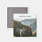 Pico Ruivo Wanderung Landschaft, Madeira Reise Magnet (Vorderseite/Rückseite)
