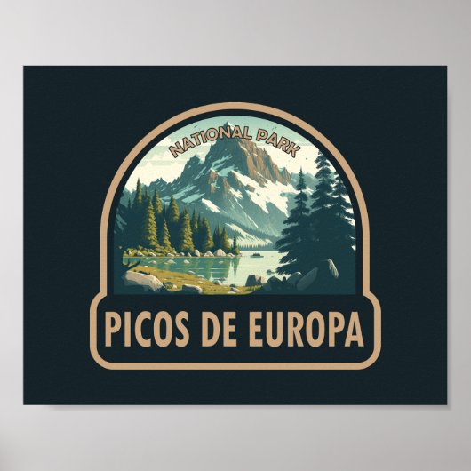 Picos de Europa Nationalpark Spanien Poster (Vorne)