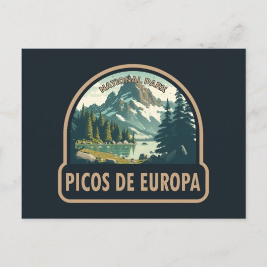 Picos de Europa Nationalpark Spanien Postkarte (Vorderseite)