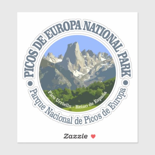 Picos de Europa NP Aufkleber (Blatt)