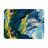 PIcos de Europa Spain Travel Magnet (Horizontal)
