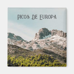Picos de Europa Spanien Berglandschaft Foto Magnet