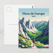 Picos de Europa Spanien Postkarte (Vorne/Hinten)