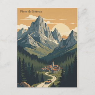 Picos de Europa, Spanien Postkarte