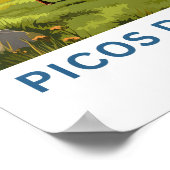 Picos de Europa Spanien Reisen Print Poster (Ecke)