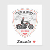 Picos de Europa Spanisch Kantabrien Aufkleber (Blatt)