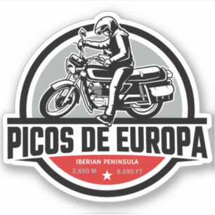 Picos de Europa spanisch Kantabrien Motor Aufkleber