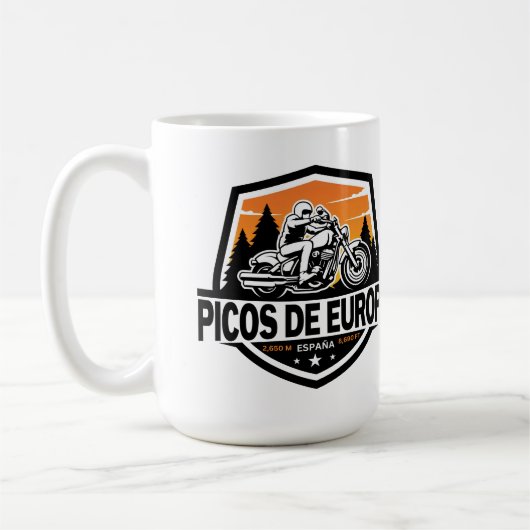 Picos de Europa spanisch Kantabrien Motor Kaffeetasse (Links)