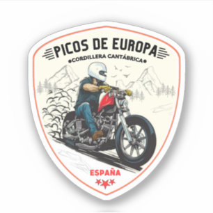 Picos de Europa spanische Kantabrische Berge Aufkleber