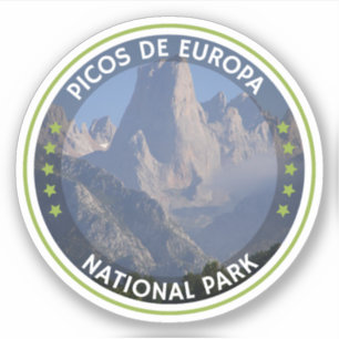 Picos de Europa spanische Kantabrische Berge Motor Aufkleber