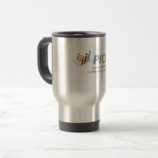 PICPA-isolierte Tasse (Vorderseite Links)