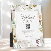  PICS HAPPEN! Modern Spring Wedding QR CodeGallery Fotoplatte