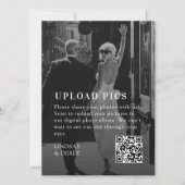 PICS HAPPEN!QR-Code Fette Trending-Foto-Hochzeit (Vorderseite)