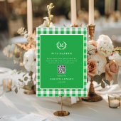 PICS HAPPEN!QR Code Green Gingham Wedding Gallery
