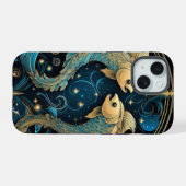 Picses Zodiac iPhone 15 Hülle (Rückseite (Horizontal))