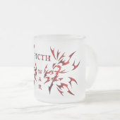 Picth War Glasbecher Mattglastasse (VorderseiteRechts)