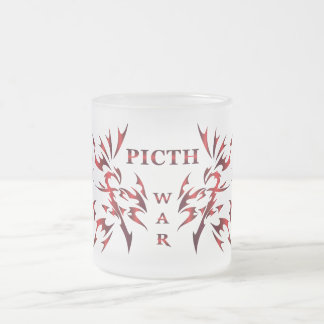 Picth War Glasbecher Mattglastasse