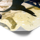 Pictische Symbole und Schnüren Poster (Ecke)