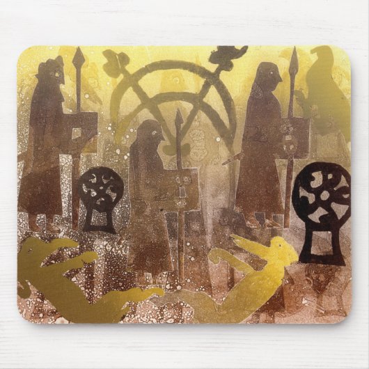 Pictish Birsay Stein Mousepad (Vorne)