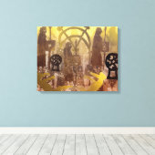 Pictish Birsay Stone Leinwanddruck (Insitu (Holzboden))