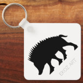 Pictish Boar Cutout Schlüsselanhänger (Vorderseite)