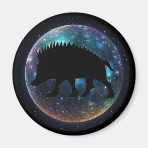 Pictish Boar Space Orb Magnet