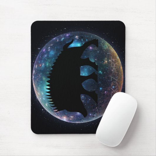 Pictish Boar Space Orb Mousepad (Mit Mouse)
