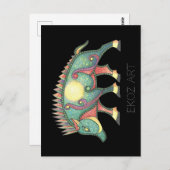 Pictish Boar Sun Postkarte (Vorne/Hinten)