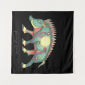 Pictish Boar Sun Wandteppich (Vorderseite (Horizontal))