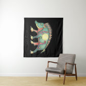Pictish Boar Sun Wandteppich (Beispiel (Horizontal))