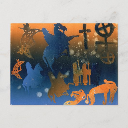 Pictish Ceremony Postkarte (Vorderseite)