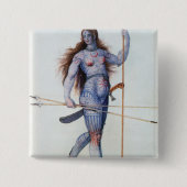 Pictish Frau Button (Vorderseite)