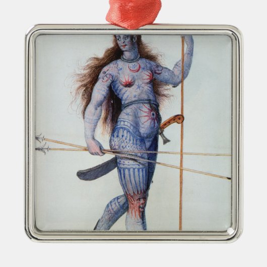 Pictish Frau Silbernes Ornament (Vorne)