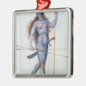 Pictish Frau Silbernes Ornament (Links)