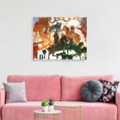 Pictish Heritage Leinwanddruck (Insitu (Wohnzimmer))