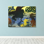 Pictish Horsemen Leinwanddruck (Insitu (Holzboden))