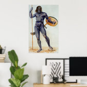 Pictish Man mit einem Schild (Heimbüro)