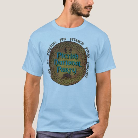 Pictish nationales Party T-Shirt (Vorderseite)